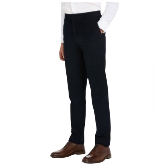 NWT B by Brooks Brothers Baccent Boys Navy Corduroy Dress Pants Special Occasion - Picture 1 of 5